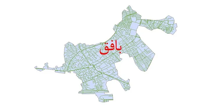 دانلود نقشه معابر شهر بافق + pdf باکیفیت