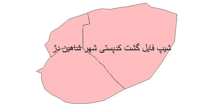 دانلود نقشه کدپستی شهر شاهین دژ + pdf با کیفیت