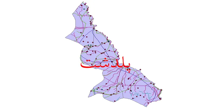 کاملترین شیپ فایل های شهرستان پلدشت