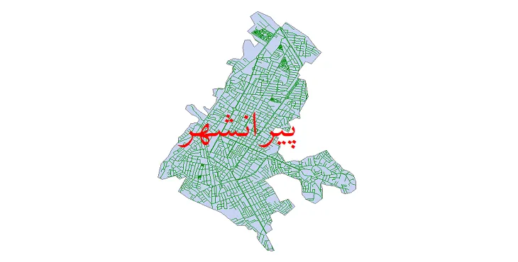 دانلود نقشه معابر شهر پیرانشهر + pdf باکیفیت
