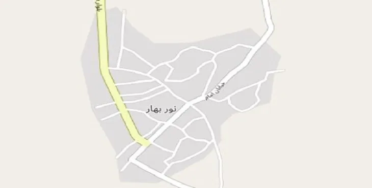 دانلود نقشه pdf شهر نوربهار