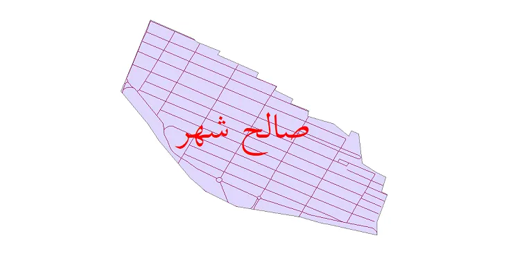 دانلود نقشه معابر شهر صالح شهر + pdf باکیفیت