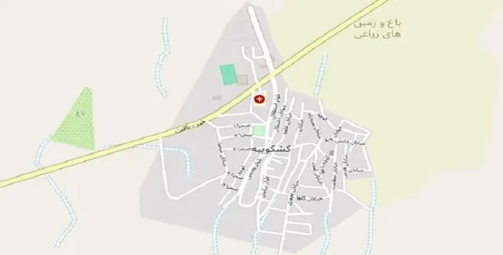 دانلود نقشه pdf شهر کشکوئیه بافت