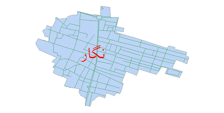 دانلود نقشه معابر شهر نگار + pdf باکیفیت