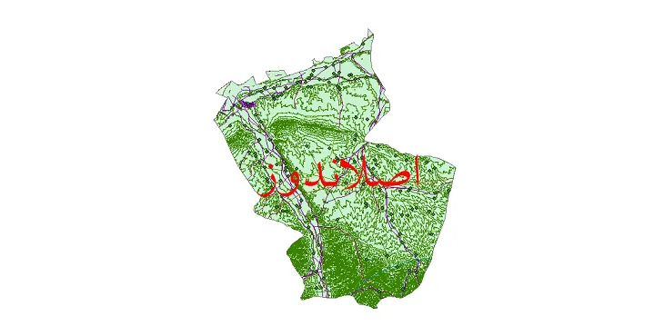 کاملترین شیپ فایل های شهرستان اصلاندوز