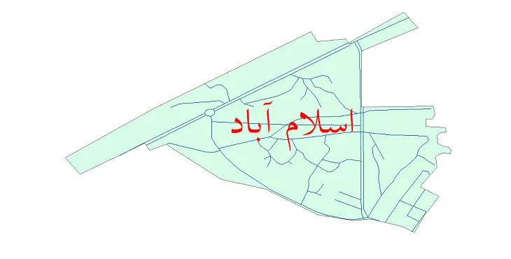 دانلود نقشه معابر شهر اسلام آباد پارس آباد + pdf باکیفیت