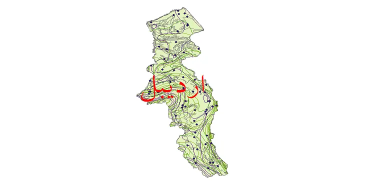 نقشه های جی آی اس (GIS) اقلیمی استان اردبیل