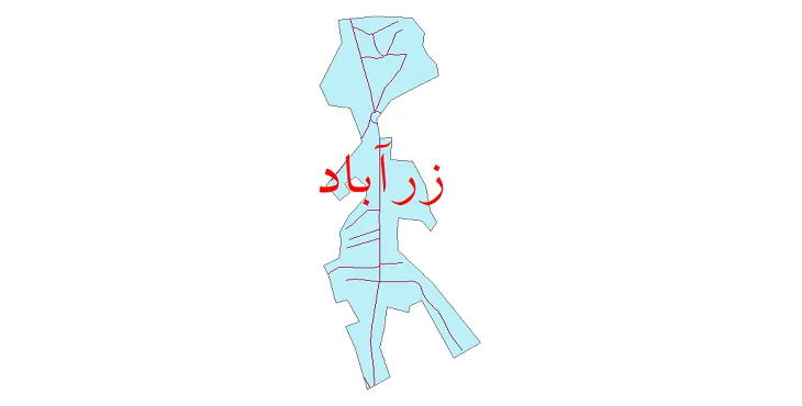 دانلود نقشه معابر شهر زرآباد خوی + pdf باکیفیت