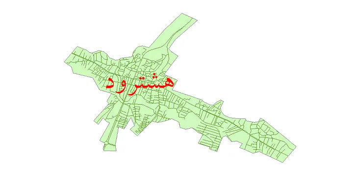 دانلود نقشه معابر شهر هشترود + pdf باکیفیت
