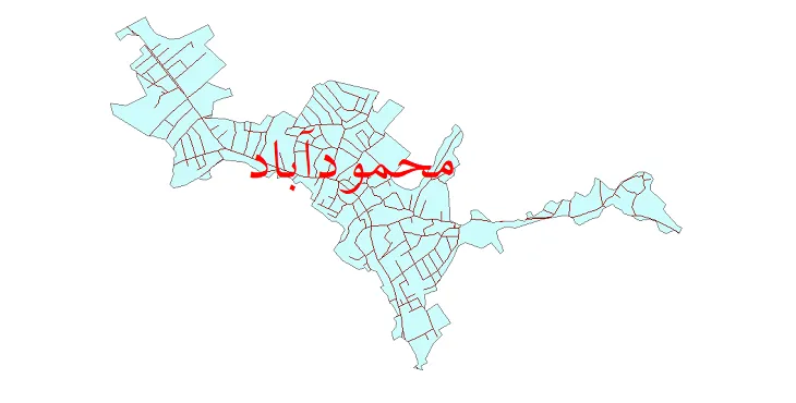 دانلود نقشه معابر شهر محمودآباد شاهین دژ + pdf باکیفیت