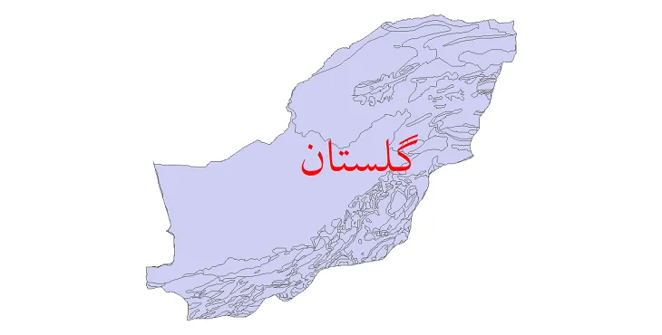 نقشه جی آی اس (GIS) زمین شناسی استان گلستان