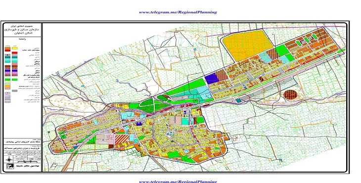 دانلود آلبوم نقشه های طرح جامع شهر محمدآباد اصفهان