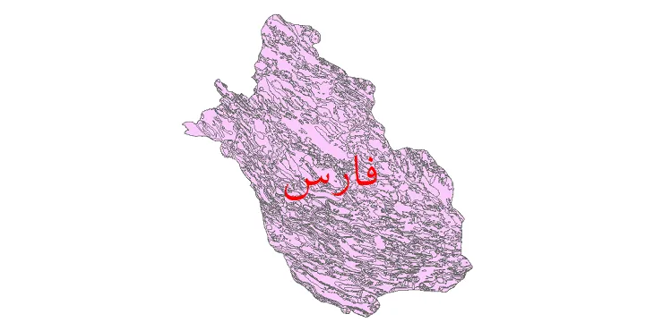 نقشه جی آی اس (GIS) زمین شناسی استان فارس