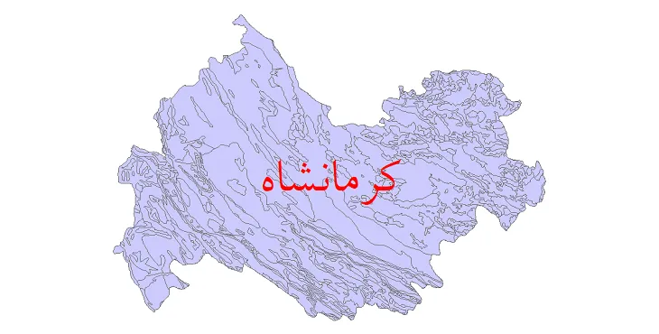 نقشه جی آی اس (GIS) زمین شناسی استان کرمانشاه