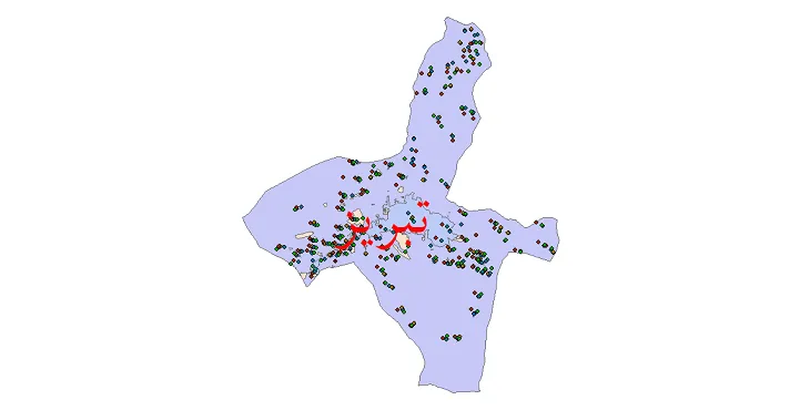 دانلود نقشه جمعیت نقاط شهری و روستایی شهرستان تبریز از سال 1335 تا 1395