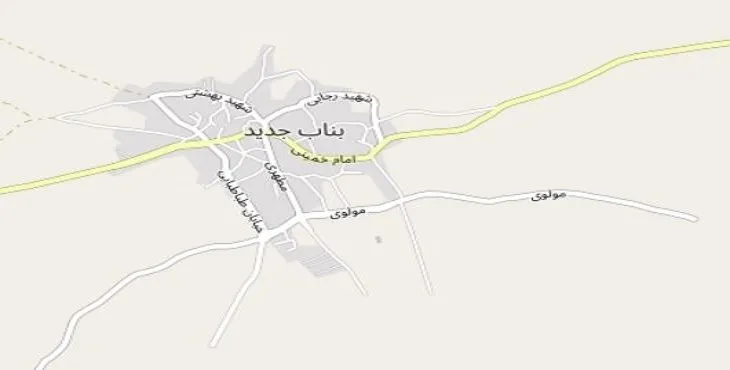 دانلود نقشه pdf شهر بناب مرند