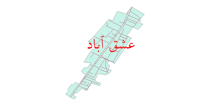 دانلود نقشه معابر شهر عشق آباد نیشابور + pdf باکیفیت