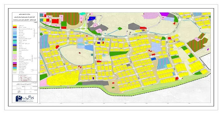 جدیدترین نقشه کاربری اراضی شهر رفسنجان