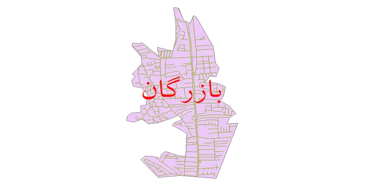دانلود نقشه معابر شهر بازرگان + pdf باکیفیت