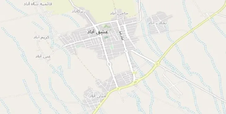 دانلود نقشه pdf شهر عشق آباد