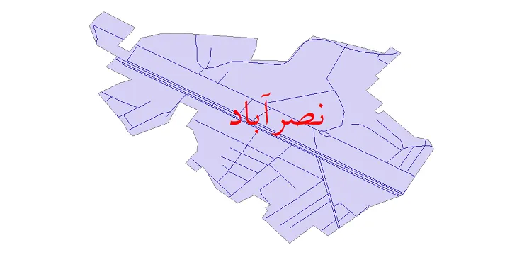دانلود نقشه معابر شهر نصرآباد تربت جام + pdf باکیفیت