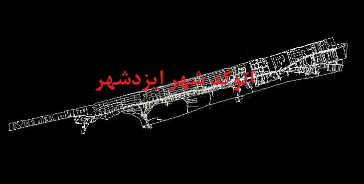 دانلود نقشه اتوکد (Autocad) شهر ایزدشهر
