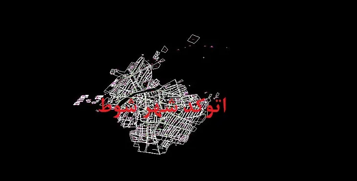 دانلود نقشه اتوکد (Autocad) شهر شوط