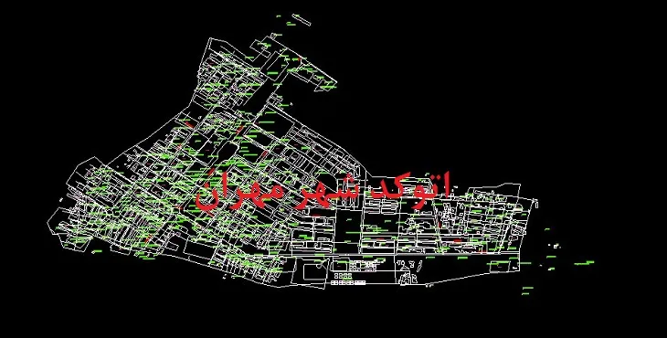دانلود نقشه اتوکد شهر مهران