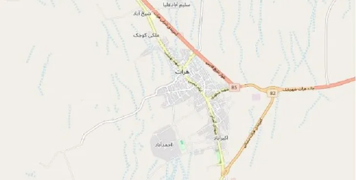دانلود نقشه pdf شهر هرات