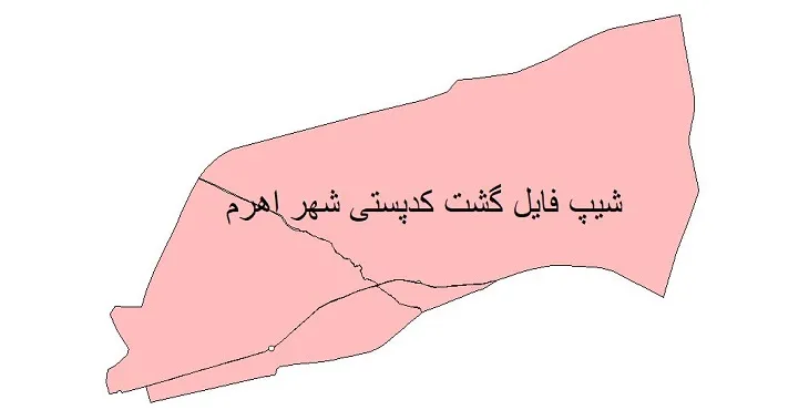 دانلود نقشه کدپستی شهر اهرم + pdf با کیفیت