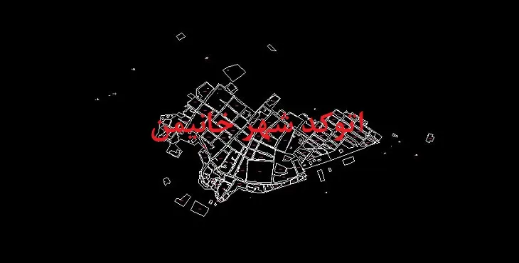 دانلود نقشه اتوکد (Autocad) شهر خانمین