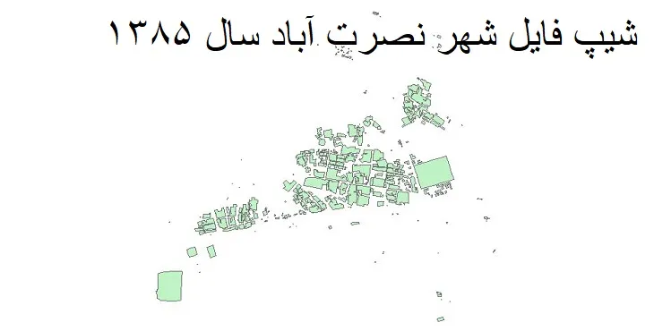 دانلود شیپ فایل بلوک آماری شهر نصرت آباد