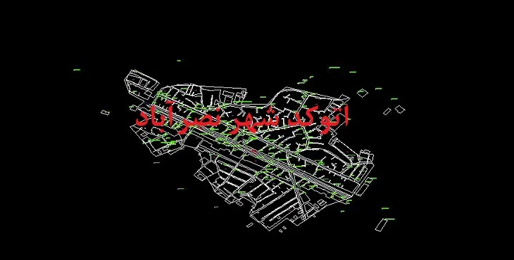 دانلود نقشه اتوکد (Autocad) شهر نصرآباد تربت جام