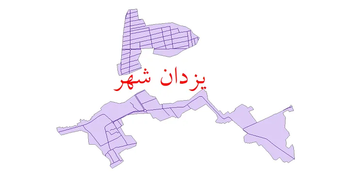 دانلود نقشه معابر شهر یزدانشهر + pdf باکیفیت