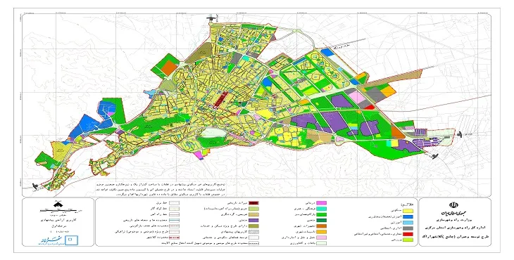 طرح جامع شهر اراک + آلبوم نقشه ها