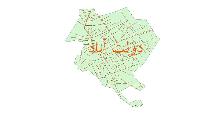 دانلود نقشه معابر شهر دولت آباد شهرستان زاوه + pdf باکیفیت