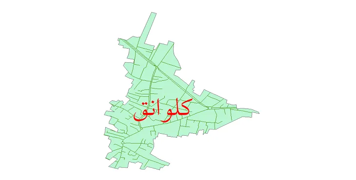 دانلود نقشه معابر شهر کلوانق + pdf باکیفیت