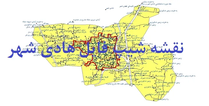 دانلود نقشه های جی آی اس (GIS) هادی شهر مازندران