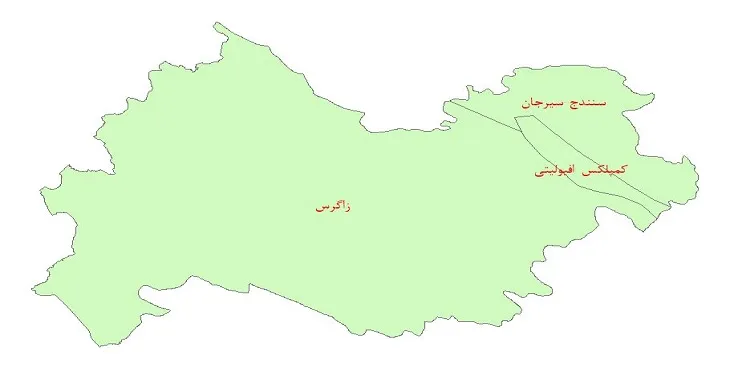 نقشه جی آی اس (GIS) ساختار زمین ساختی استان کرمانشاه