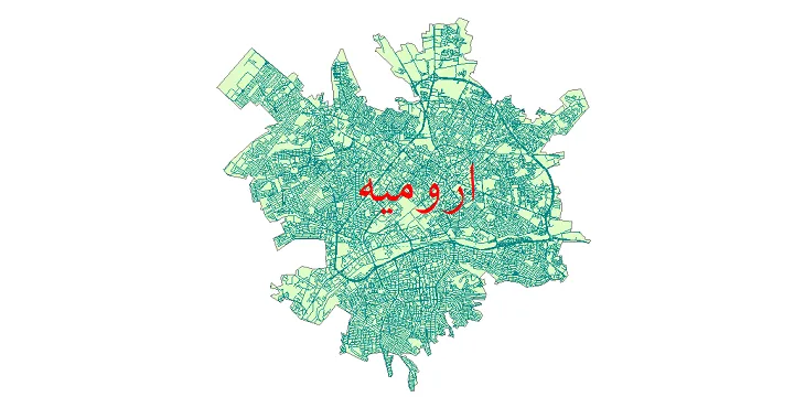 دانلود نقشه معابر شهر ارومیه + pdf باکیفیت