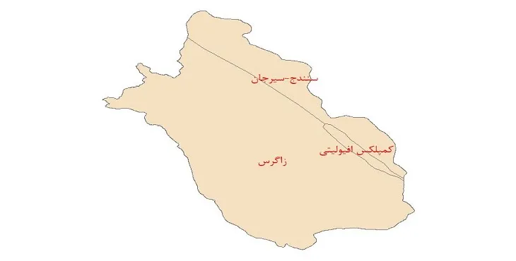 دانلود نقشه شیپ فایل (لایه GIS) ساختار زمین ساختی استان فارس