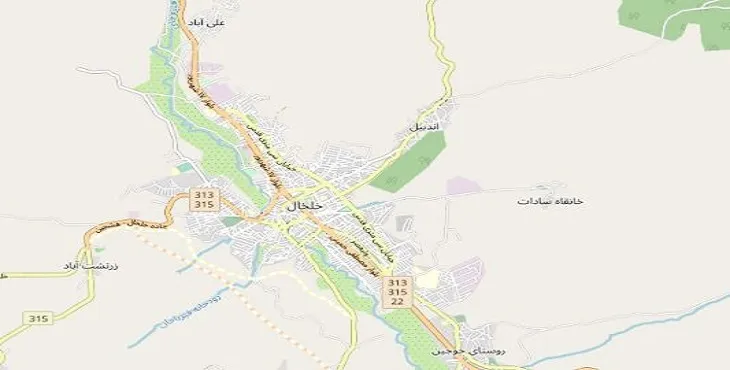 دانلود نقشه pdf شهر خلخال