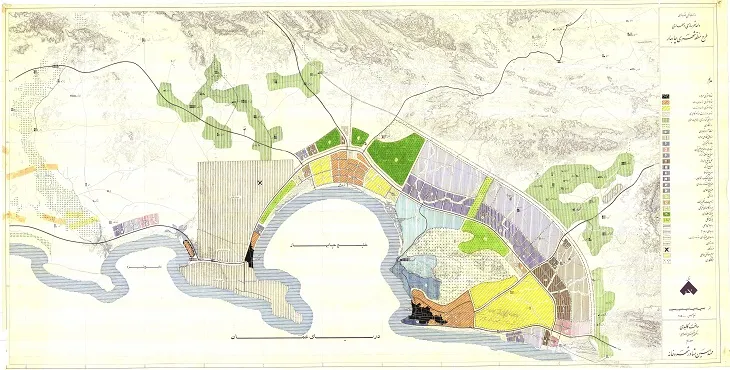 دانلود طرح منطقه شهری چابهار سال 67 + نقشه ها