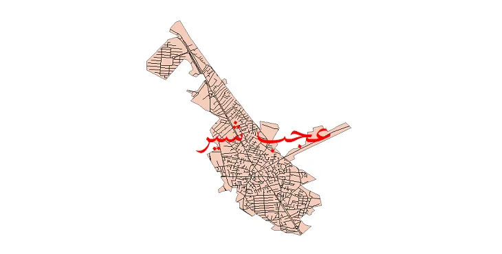 دانلود نقشه معابر شهر عجبشیر + pdf باکیفیت