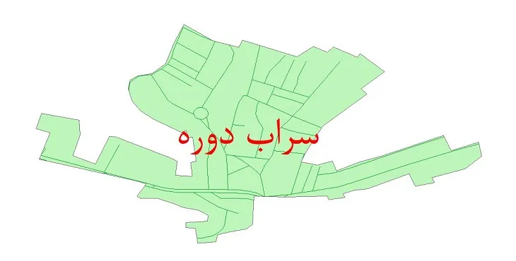 دانلود نقشه معابر شهر سراب دوره + pdf باکیفیت