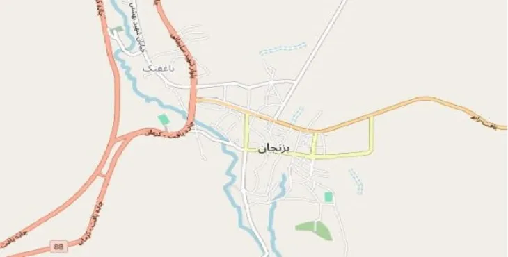دانلود نقشه pdf شهر بزنجان