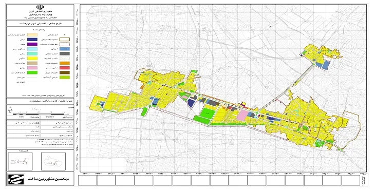 دانلود آلبوم نقشه های طرح جامع-تفصیلی شهر مهردشت