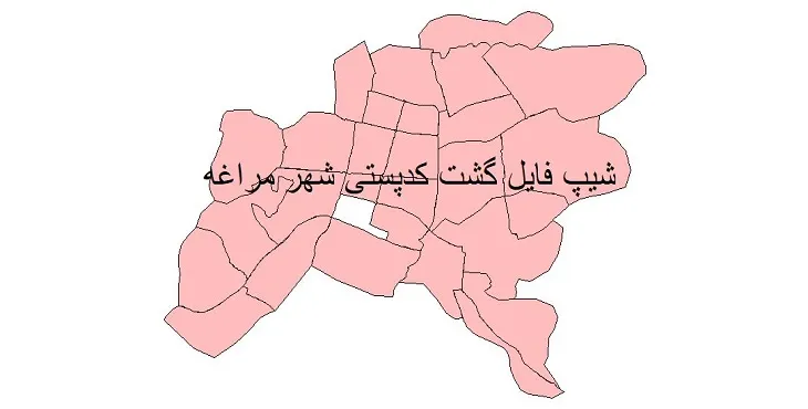 دانلود نقشه کدپستی شهر مراغه + pdf با کیفیت