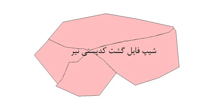 دانلود نقشه کدپستی شهر نیر + pdf با کیفیت