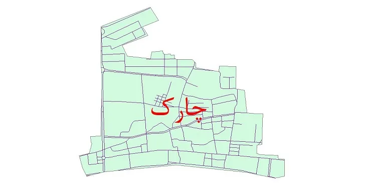 دانلود نقشه معابر شهر چارک + pdf باکیفیت